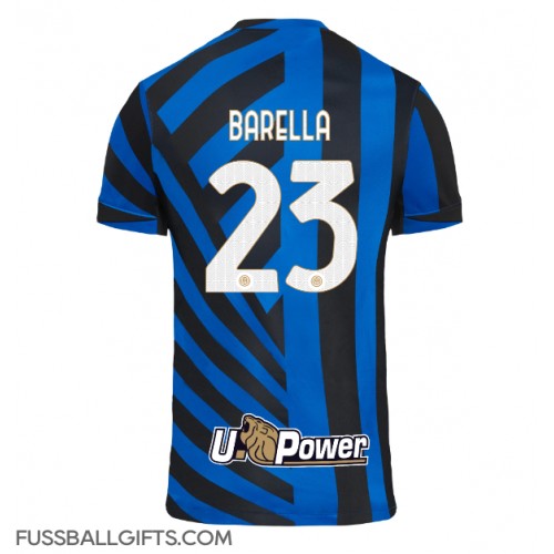 Inter Milan Nicolo Barella #23 Fußballbekleidung Heimtrikot 2024-25 Kurzarm